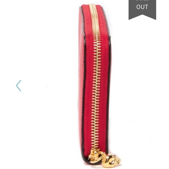 NWT Rare authentic luxury classic Alexander McQueen pebbled leather Wallet - Picture 4 of 17